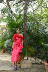 Vestido Raflessia Fuchsia