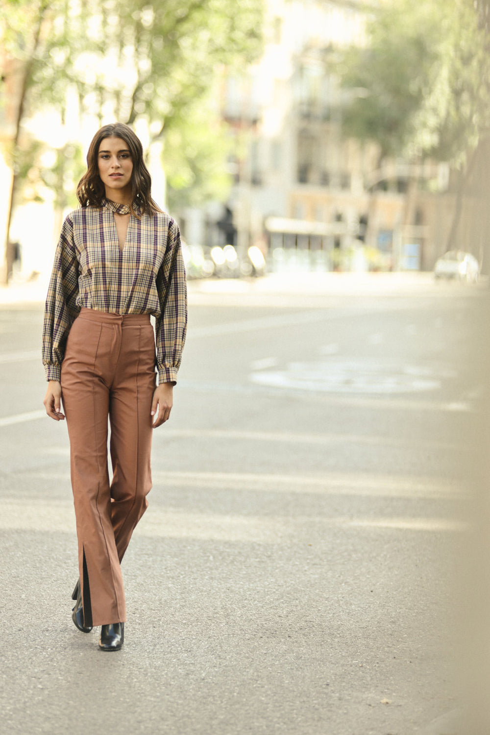 Pantalon Alfiz Chocolat