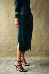 Vestido Midi Mitford Aqua