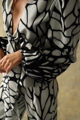 Blusa Wharton B&W