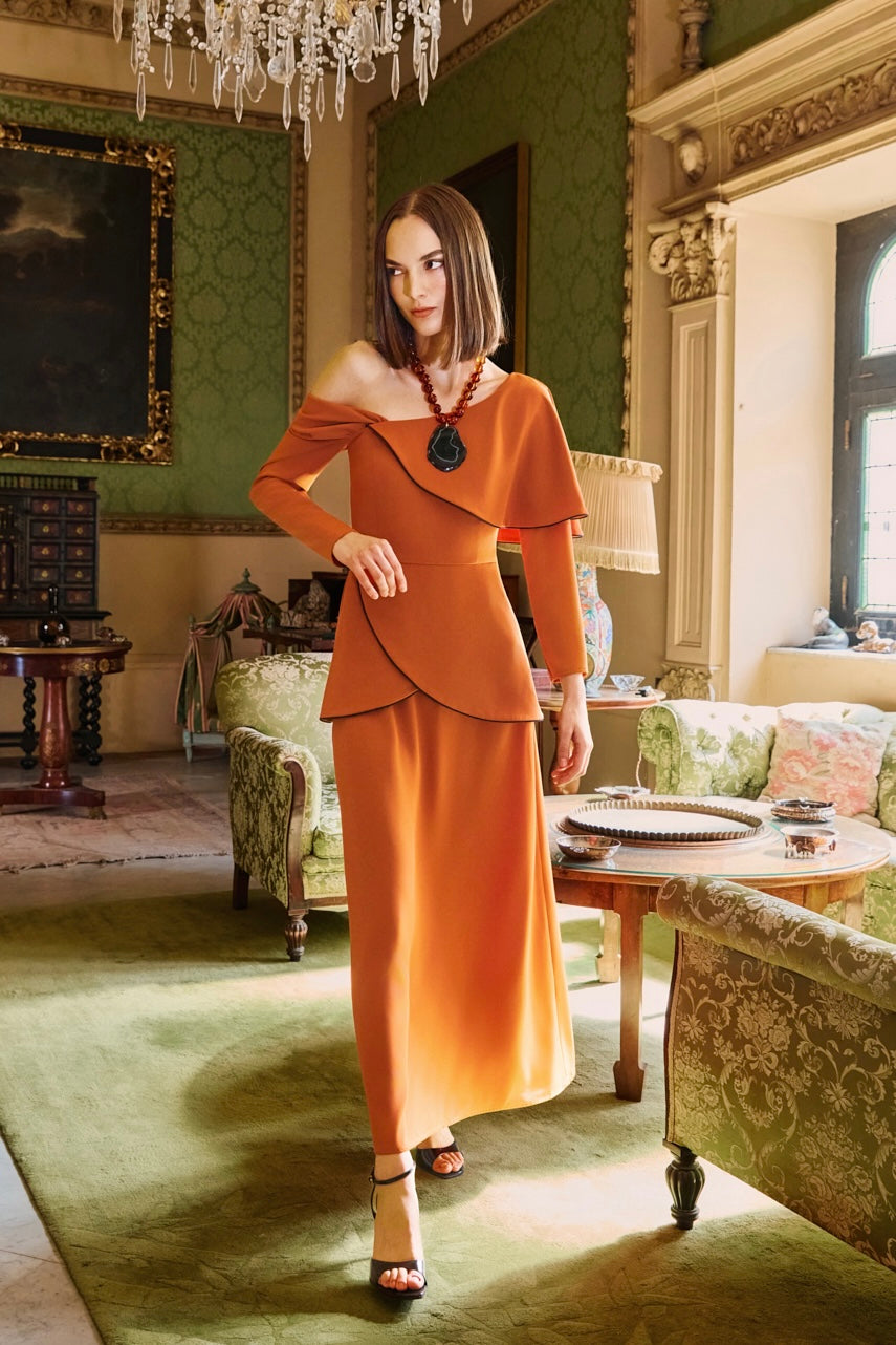 Vestido Midi Condotti Ambar