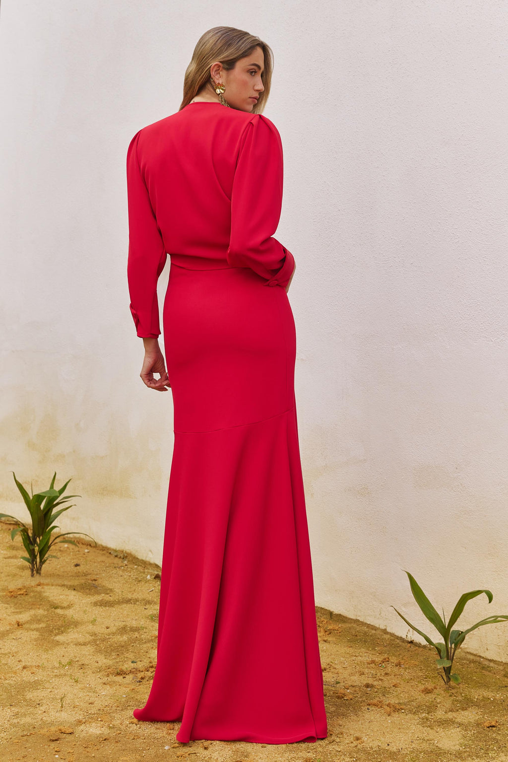 Falda Atria Red – Detalle de tejido – Dew & Corch