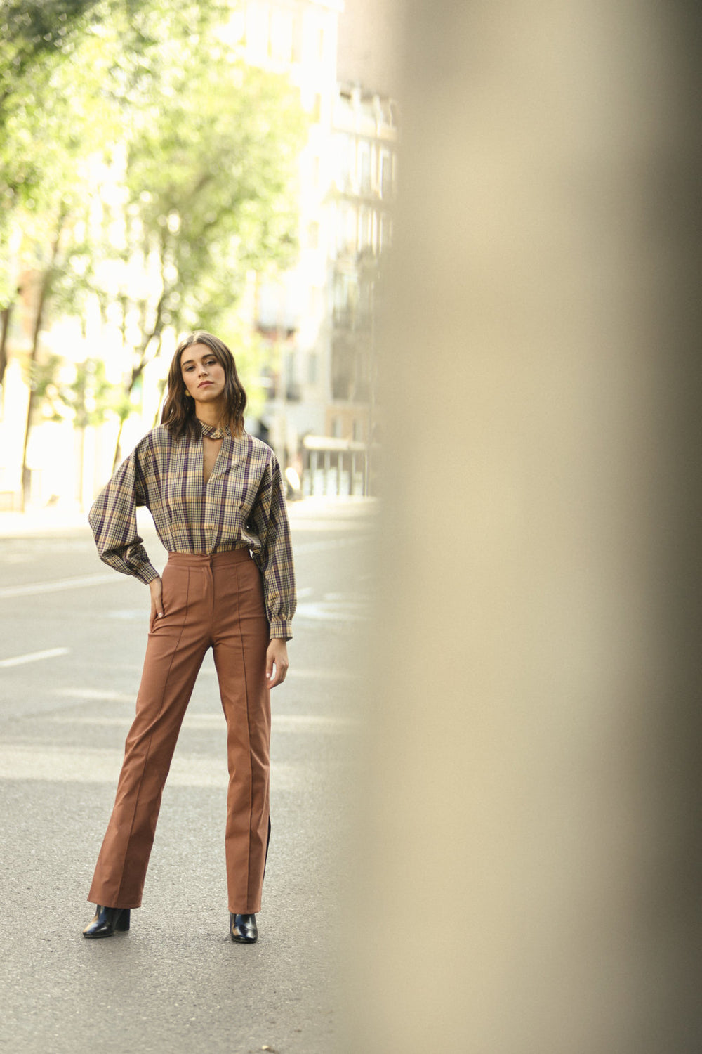 Pantalon Alfiz Chocolat