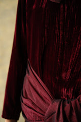 Vestido Midi Mitford Bourdeaux