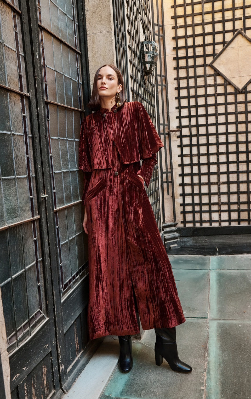 Abrigo Fizroy Chocolat capa desmontable