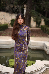 Vestido Midi Ernaux Purple