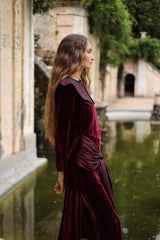 Vestido Midi Mitford Bourdeaux