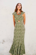 Vestido Midi Clareo Oliva