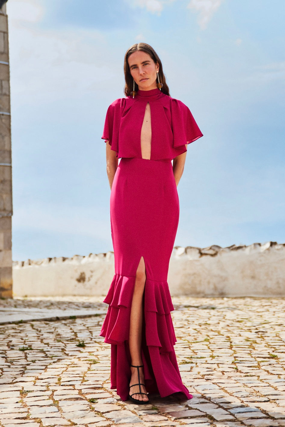 Vestido Largo Garbi Buganvilla