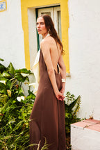 Vestido Largo Beaumé Smoke