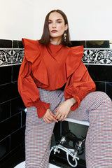 Blouse Polanco rouille