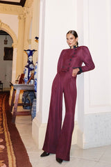Pantalon Mitte Bordeaux