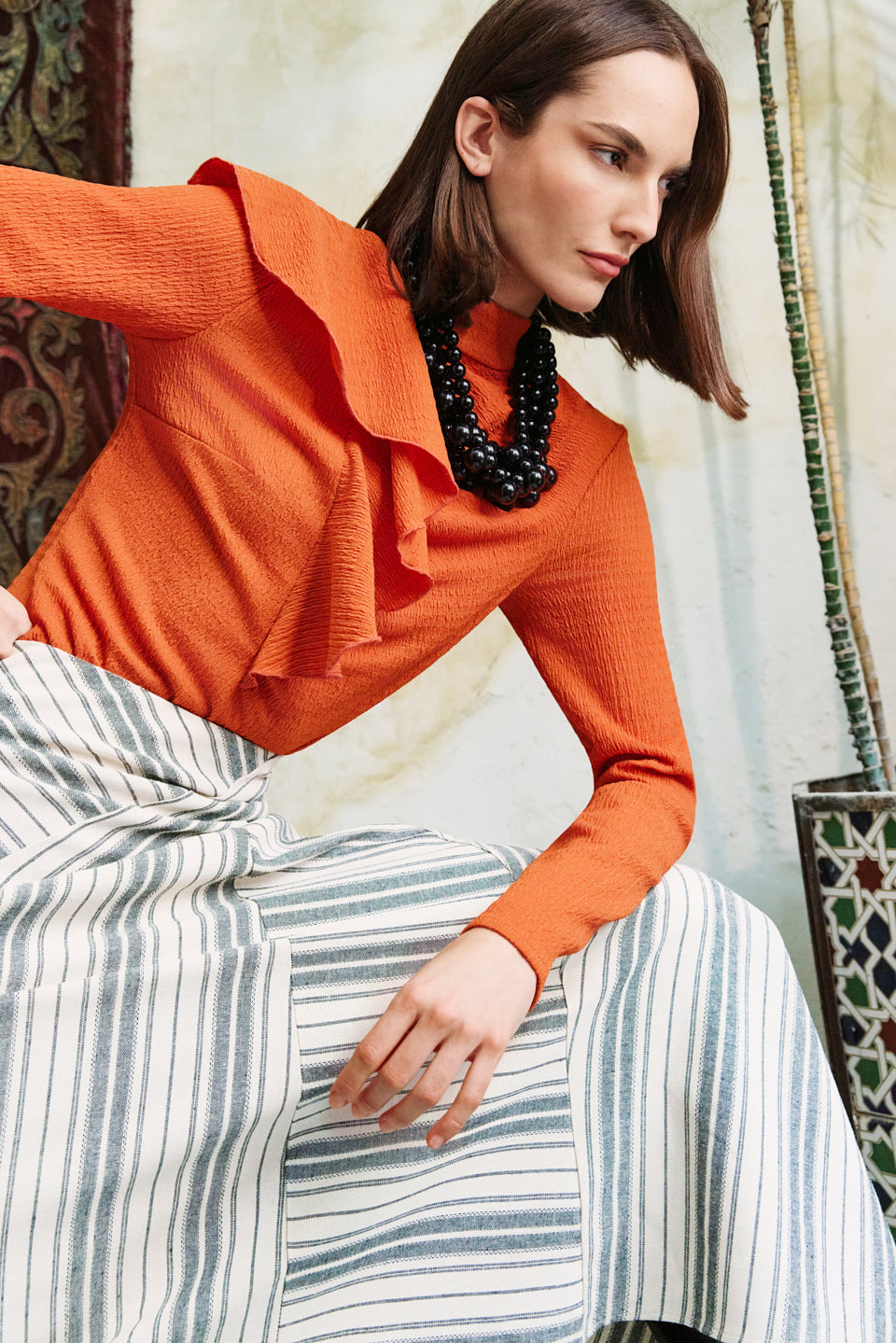 Top Beverly Orange