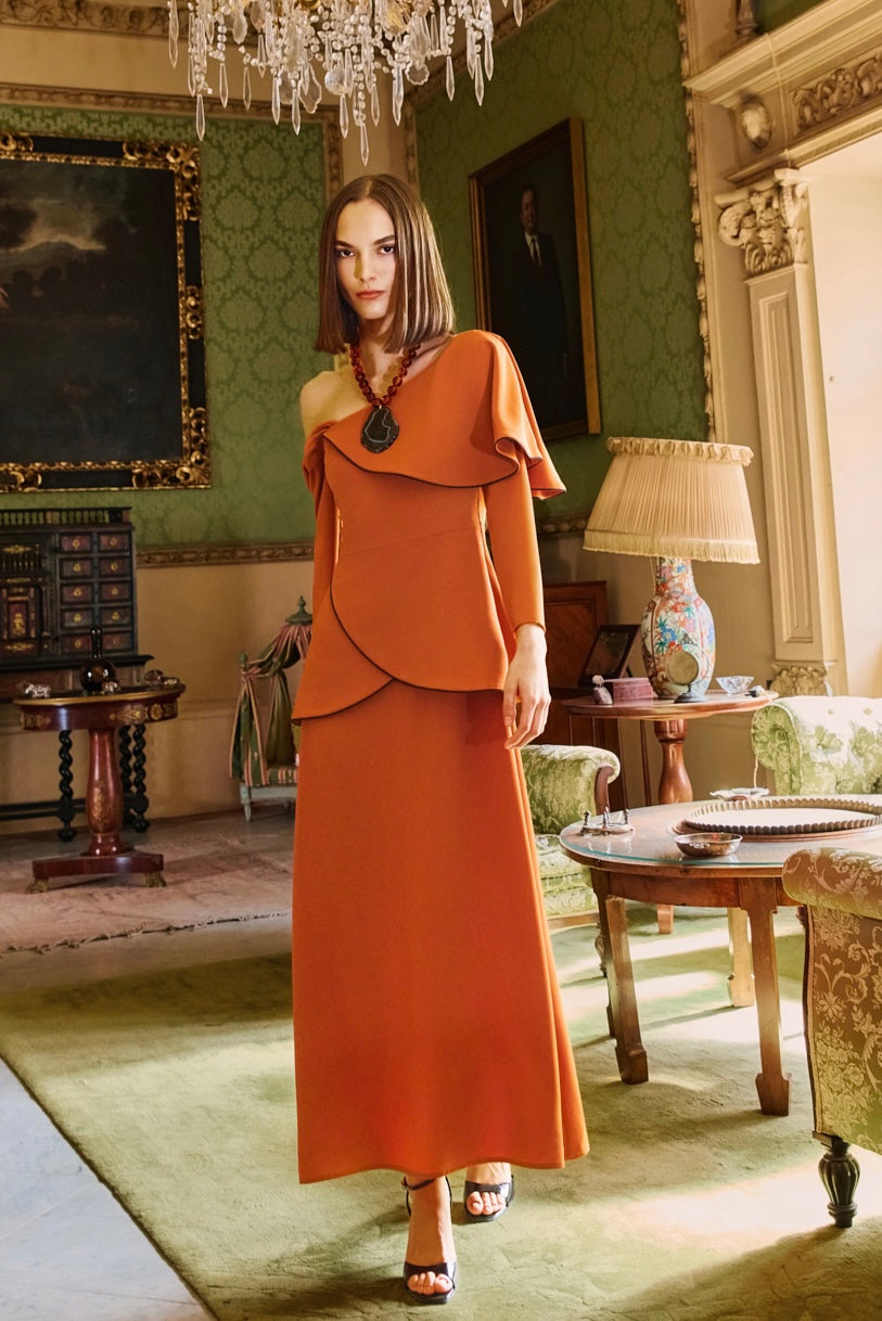 Vestido Midi Condotti Ambar