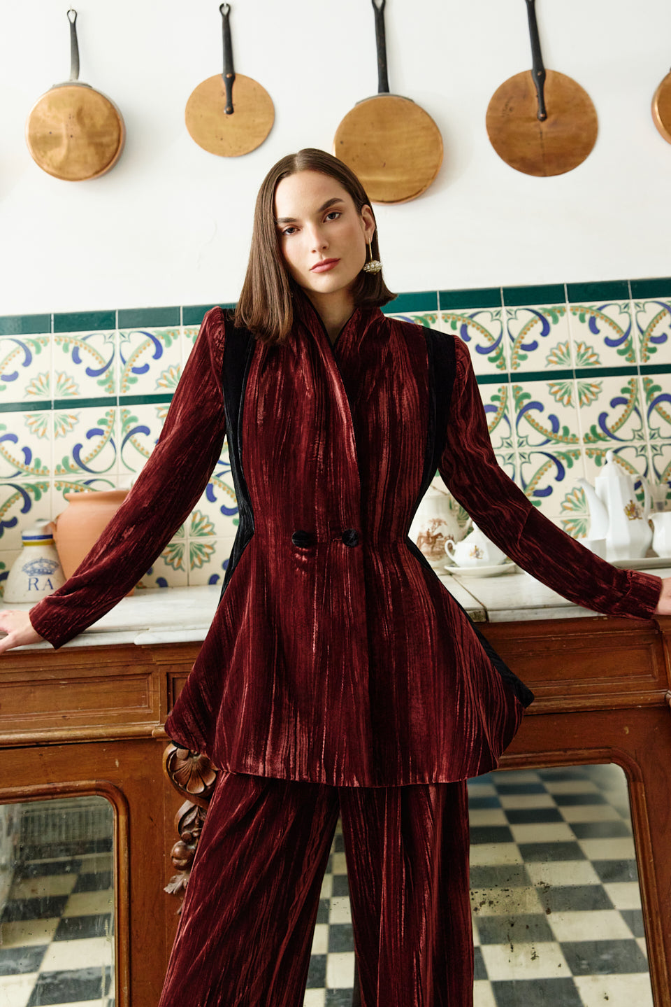 Chaqueta Parioli Chocolat
