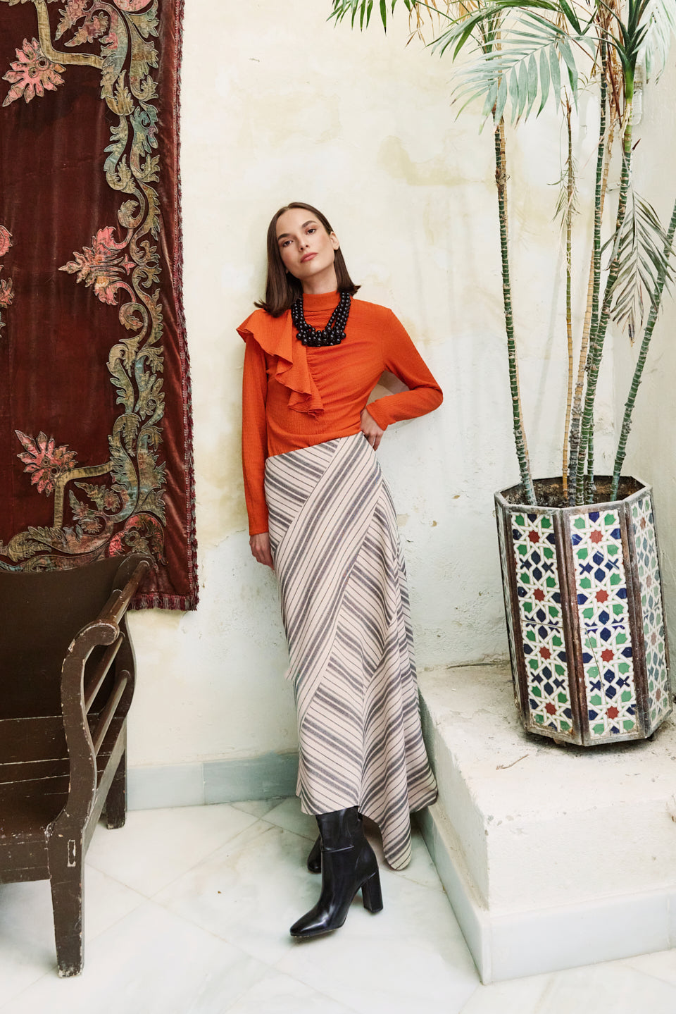 Top Beverly Orange