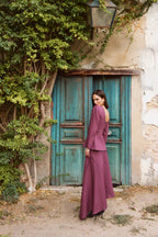 Falda Midi Tribeca Old Purple
