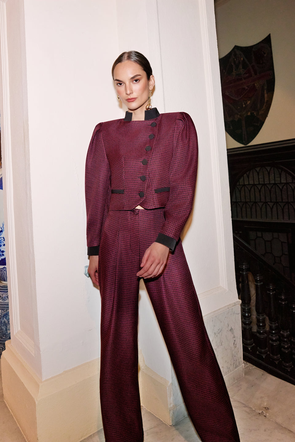 Chaqueta Mayfair Bordeaux