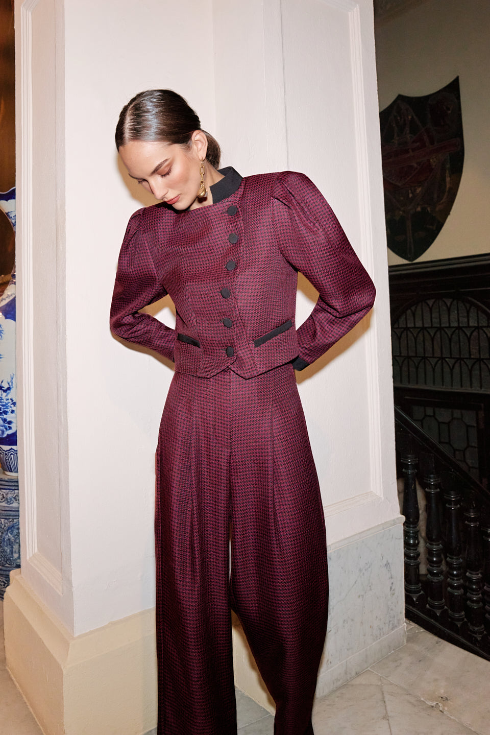 Chaqueta Mayfair Bordeaux