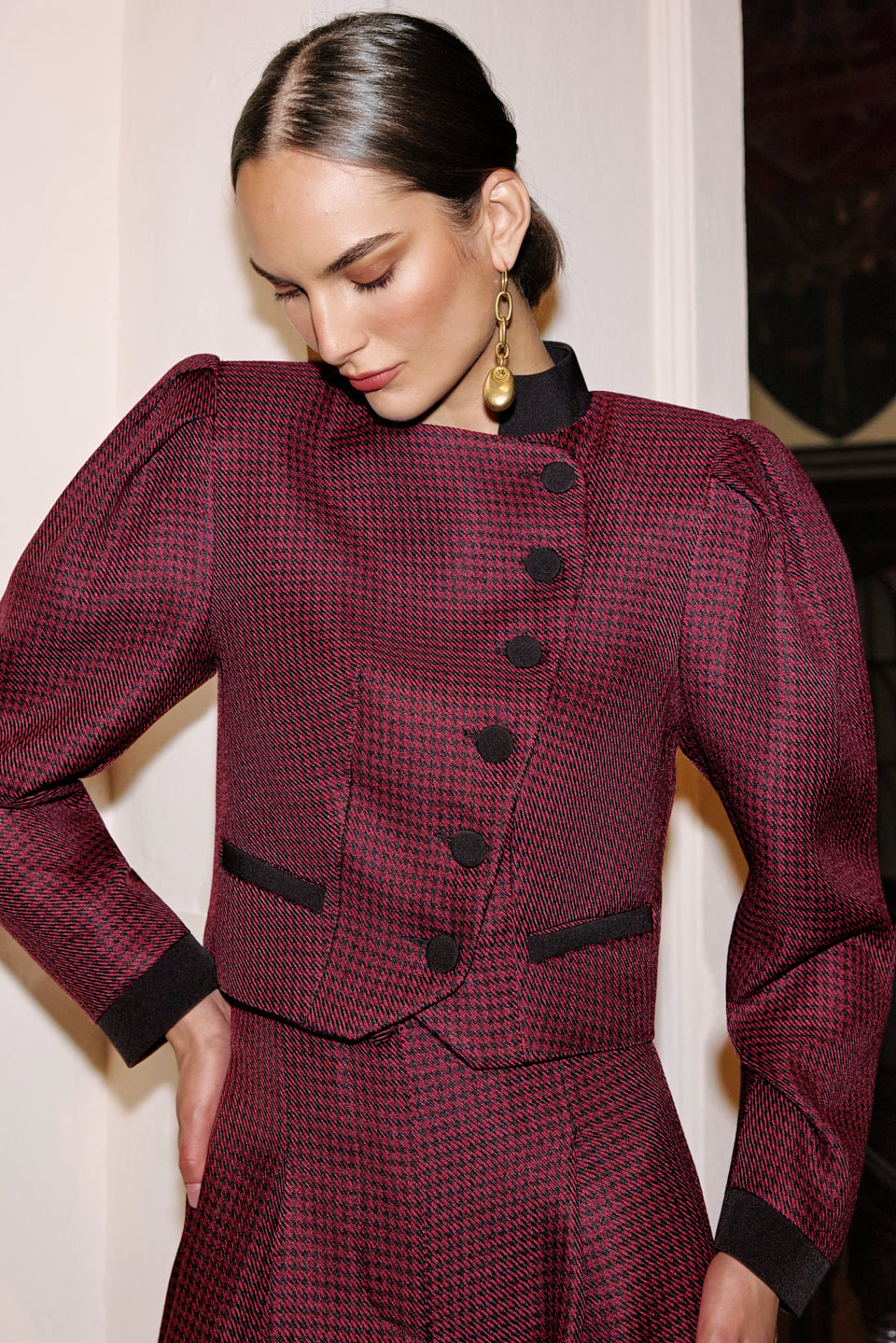 Chaqueta Mayfair Bordeaux