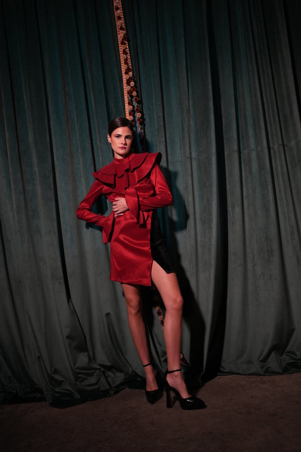 Busse Burdeaux (Vestido)