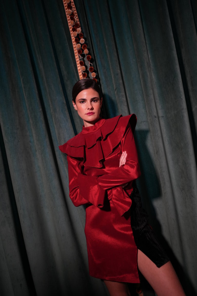 Busse Burdeaux (Vestido)