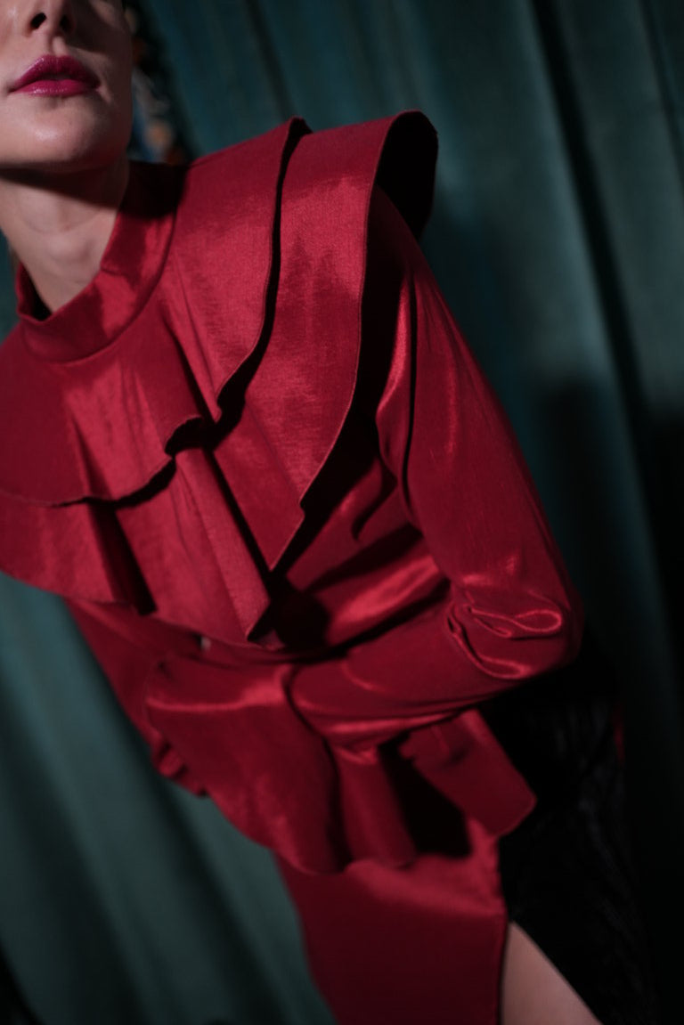 Busse Burdeaux (Vestido)