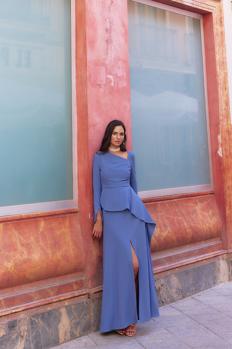 Vestido largo Albor Azure