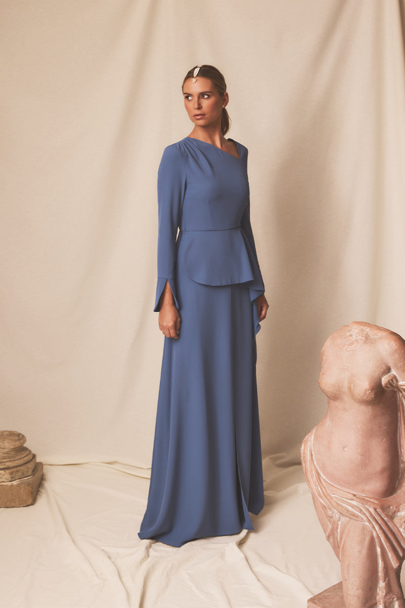 Vestido largo Albor Azure