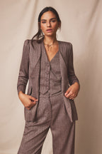 Pantalón Aura Espiga Bordeaux