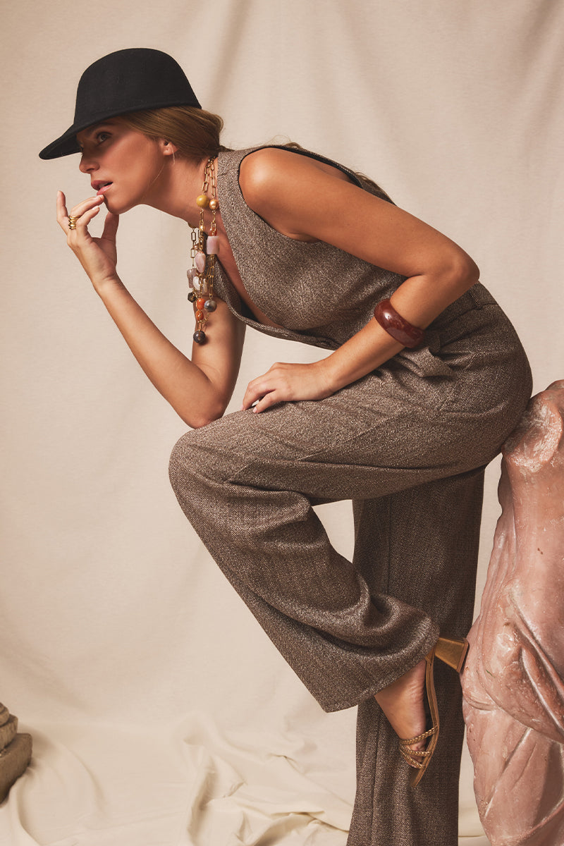 Pantalón Aura Espiga Brown