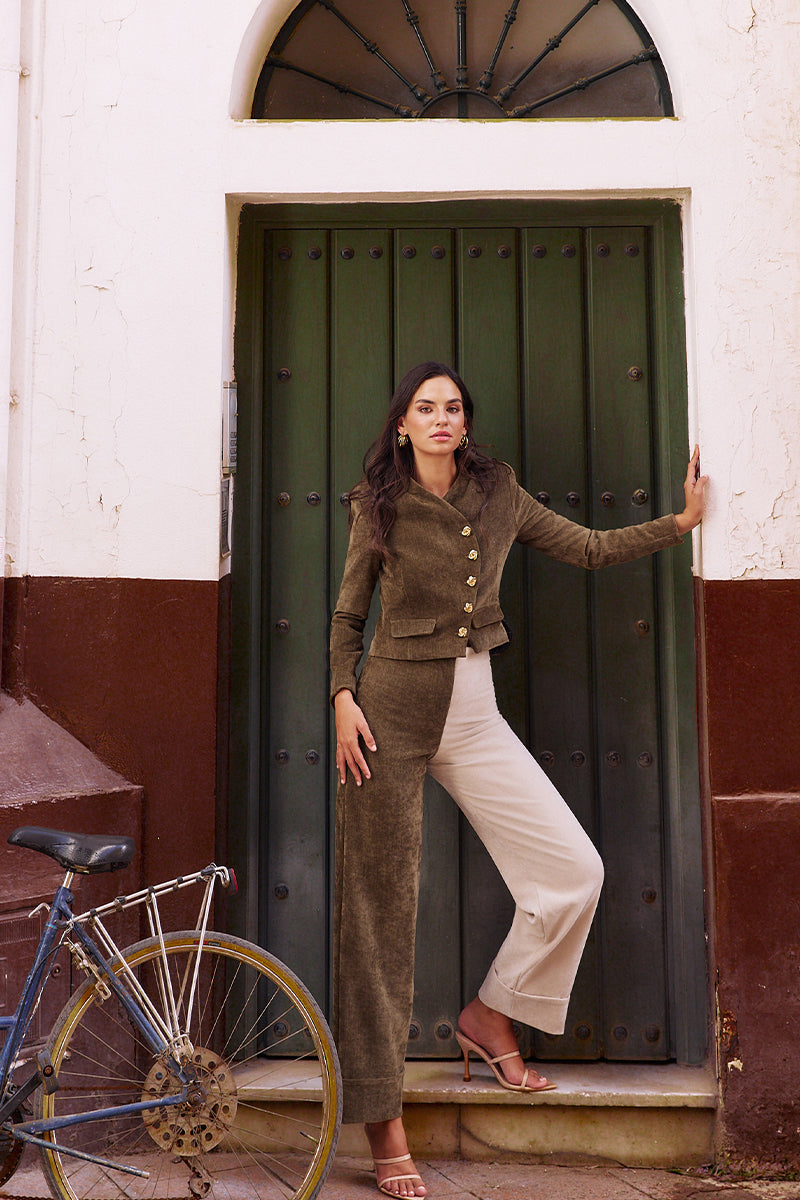 Pantalón Lumen Moss & Ivory
