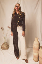 Pantalón Lumen Truffle & Ivory