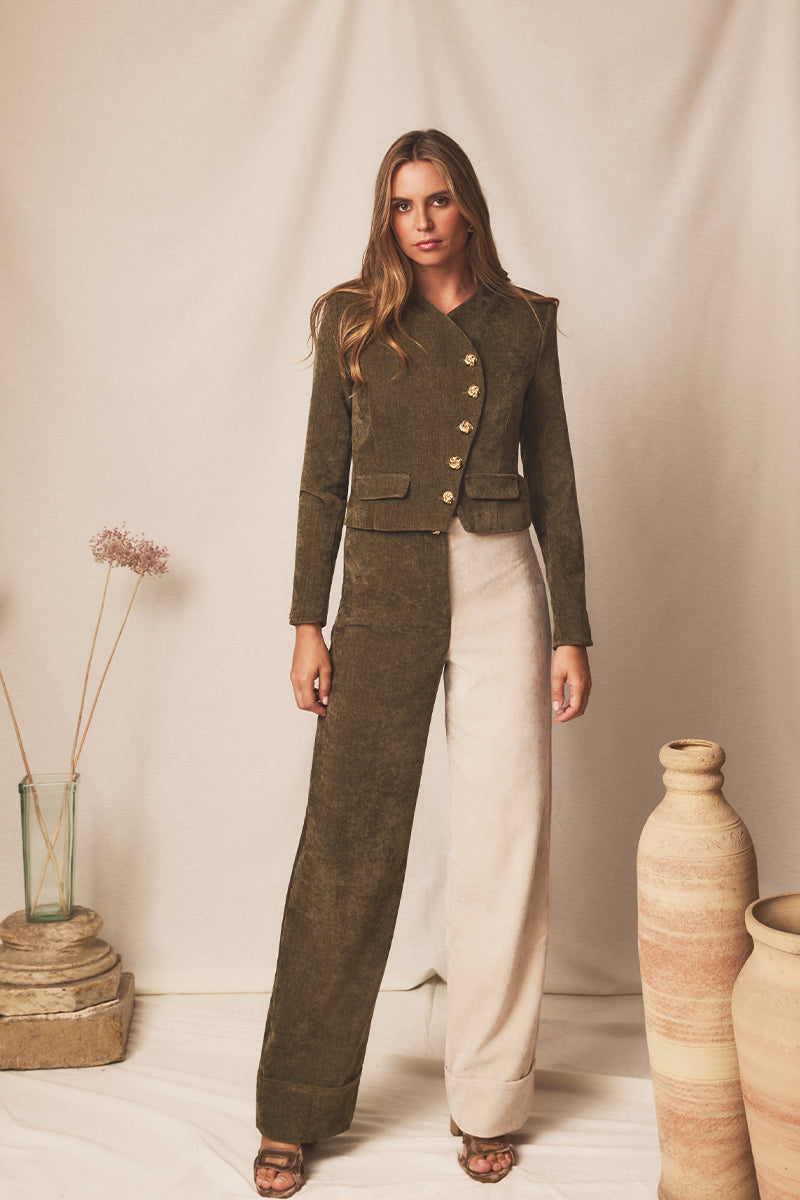 Pantalón Lumen Moss & Ivory