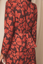Vestido midi Lumia Terracotta