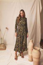 Vestido midi Lumia Moss