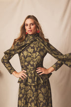 Vestido midi Lumia Moss