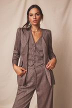 Chaqueta Nebra Espiga Bordeaux