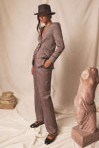 Chaqueta Nebra Espiga Bordeaux