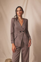 Chaqueta Nebra Espiga Bordeaux