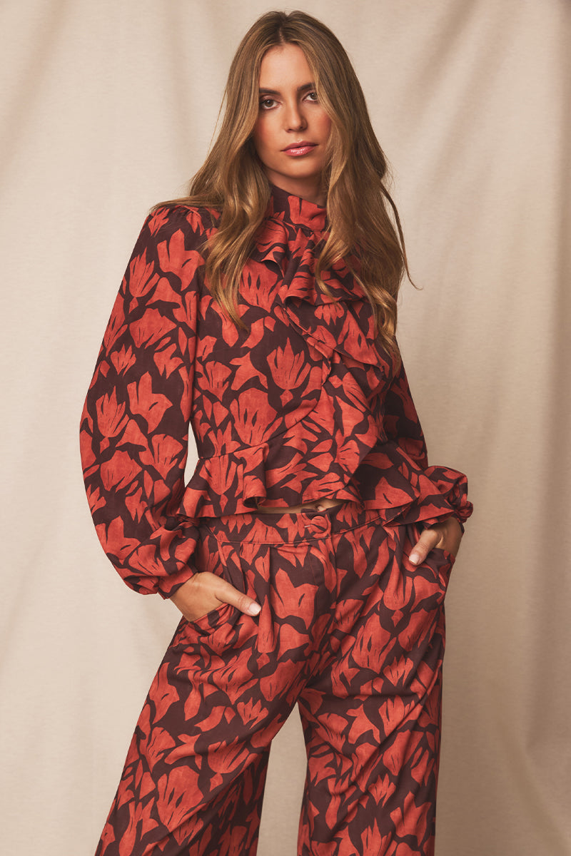 Blusa Sylen Terracotta