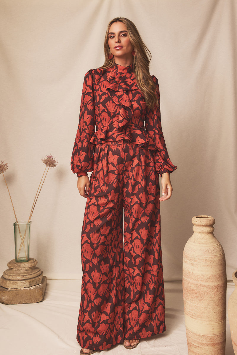 Blusa Sylen Terracotta