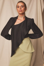 Vestido midi Vaira Salvia