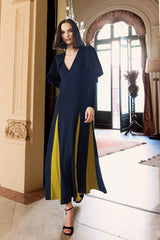 Robe midi bleue Marais