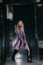 Vestido Mini Candle Mauve