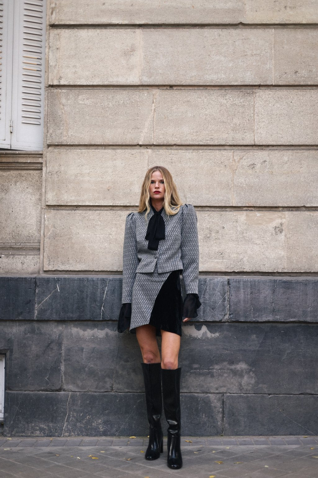 Mini Falda Holly Silver