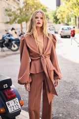 Blusa Wharton Chocolate