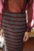 Falda Moldavite Jacquard