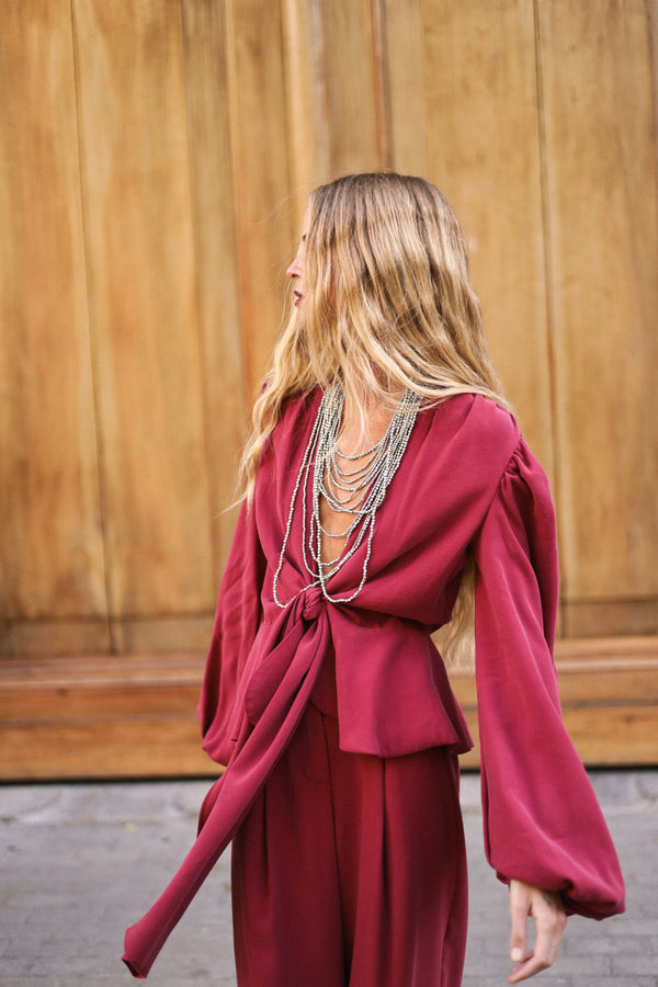 Blusa Cruzada Cimbra Fresón