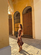Vestido Midi Mansonia Gasa Cashmere